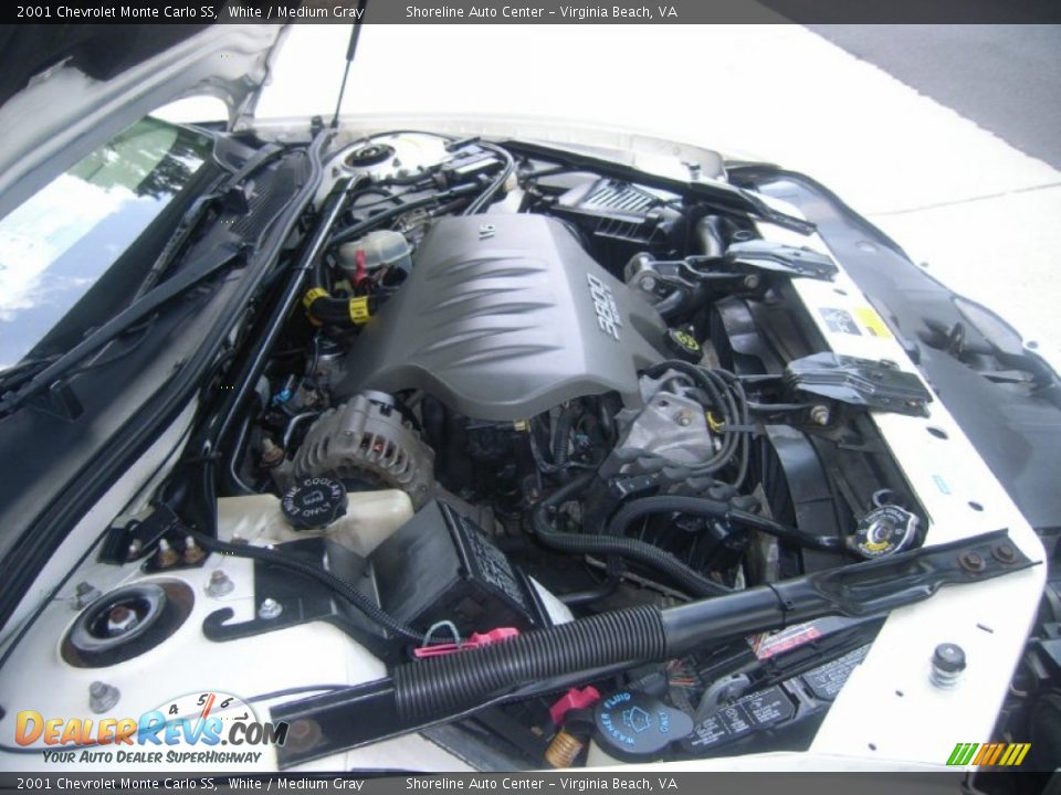 2001 Chevrolet Monte Carlo SS White / Medium Gray Photo #20