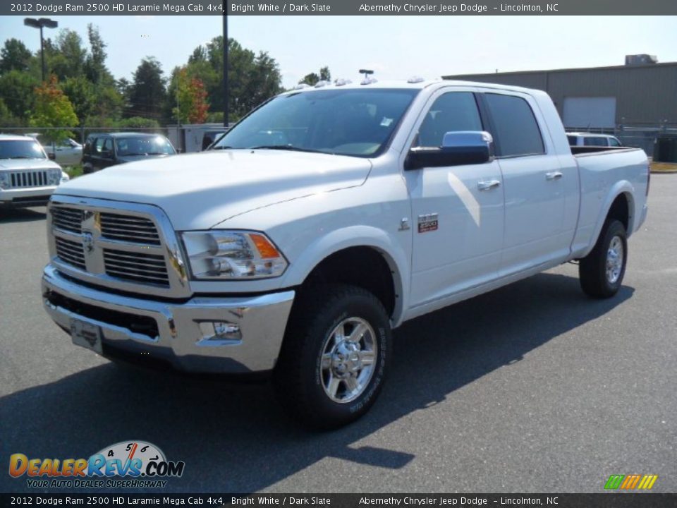 2012 Dodge Ram 2500 HD Laramie Mega Cab 4x4 Bright White / Dark Slate Photo #1