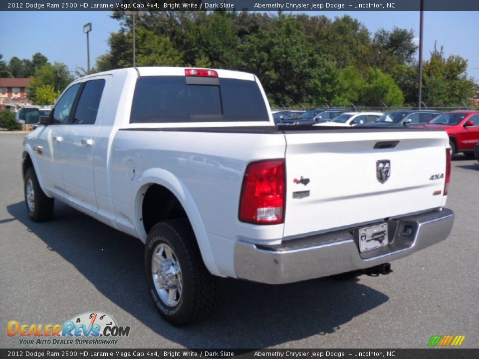 2012 Dodge Ram 2500 HD Laramie Mega Cab 4x4 Bright White / Dark Slate Photo #2