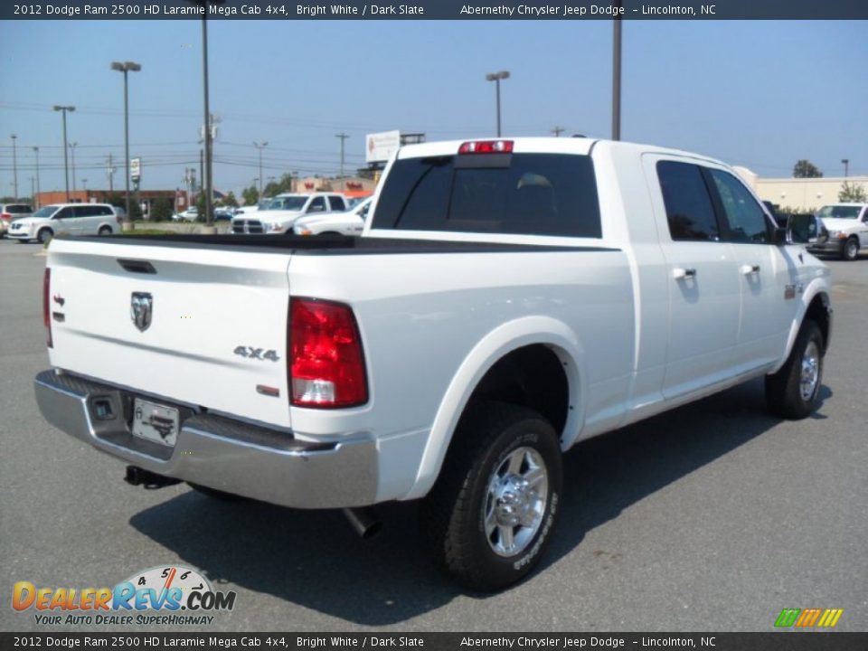 2012 Dodge Ram 2500 HD Laramie Mega Cab 4x4 Bright White / Dark Slate Photo #4