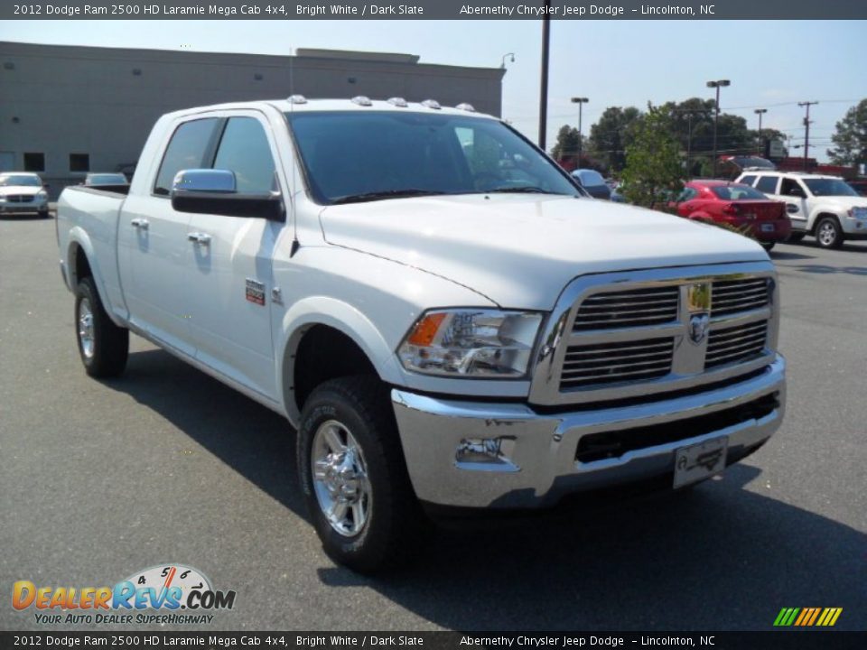 Bright White 2012 Dodge Ram 2500 HD Laramie Mega Cab 4x4 Photo #5