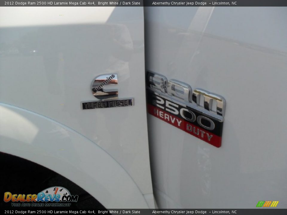 2012 Dodge Ram 2500 HD Laramie Mega Cab 4x4 Bright White / Dark Slate Photo #7