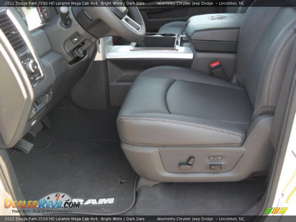 Dark Slate Interior - 2012 Dodge Ram 2500 HD Laramie Mega Cab 4x4 Photo #8