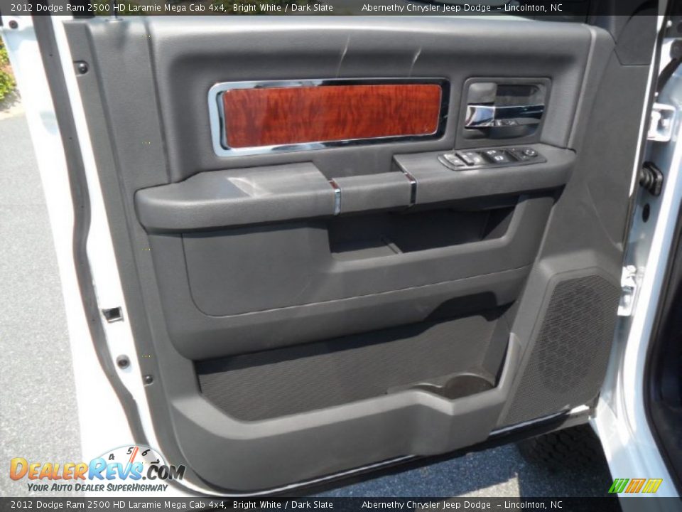 Door Panel of 2012 Dodge Ram 2500 HD Laramie Mega Cab 4x4 Photo #9