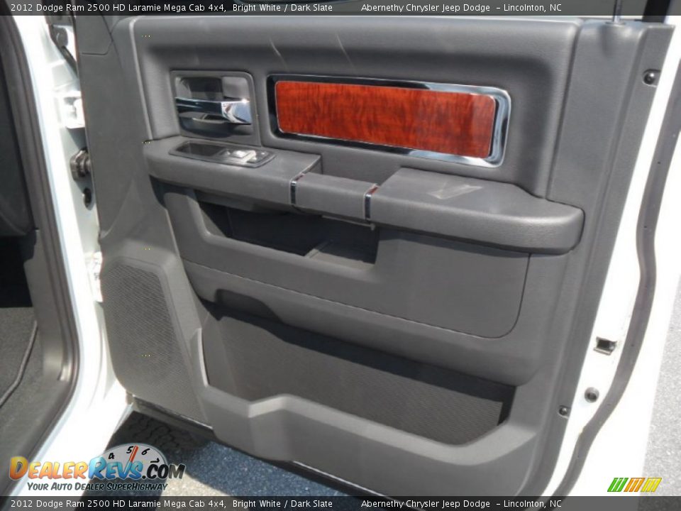 Door Panel of 2012 Dodge Ram 2500 HD Laramie Mega Cab 4x4 Photo #25