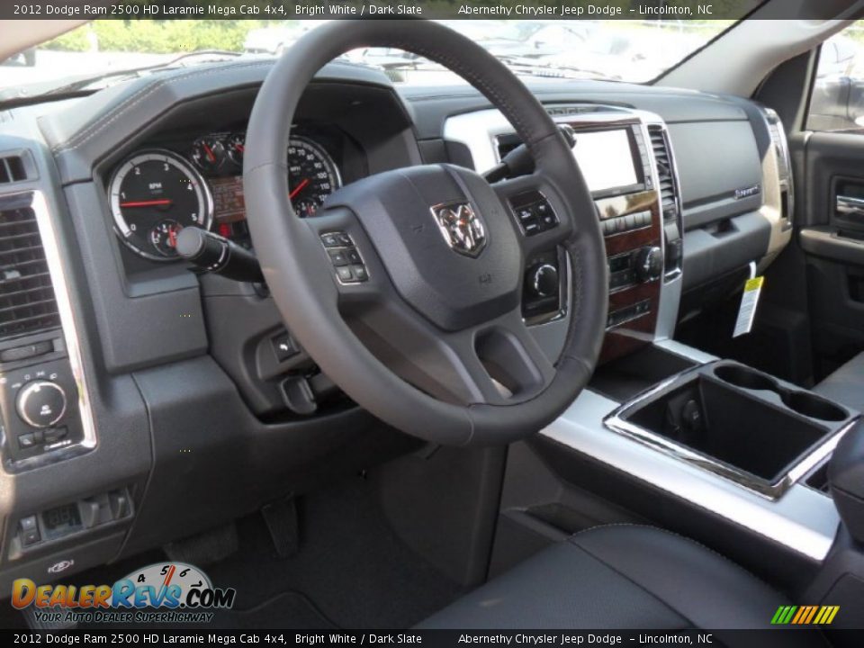 Dark Slate Interior - 2012 Dodge Ram 2500 HD Laramie Mega Cab 4x4 Photo #29