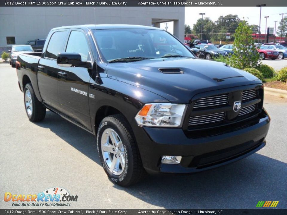 Black 2012 Dodge Ram 1500 Sport Crew Cab 4x4 Photo #5