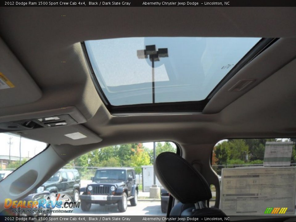 Sunroof of 2012 Dodge Ram 1500 Sport Crew Cab 4x4 Photo #9