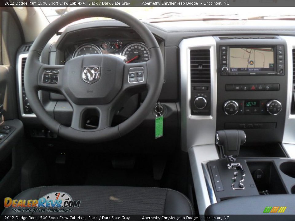 Dashboard of 2012 Dodge Ram 1500 Sport Crew Cab 4x4 Photo #15