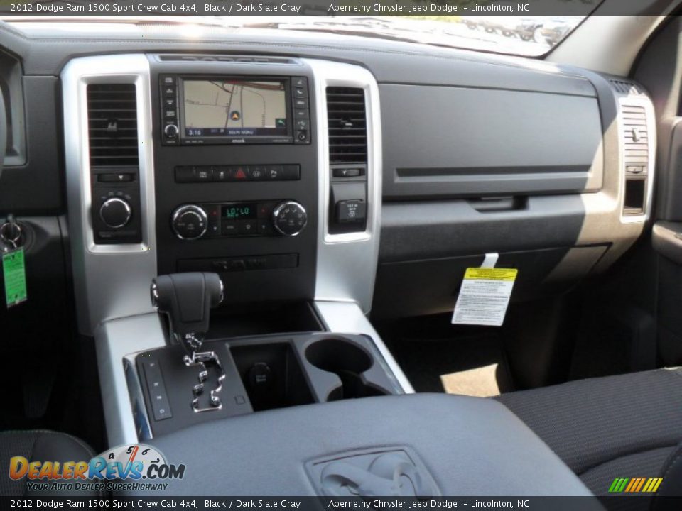 Dashboard of 2012 Dodge Ram 1500 Sport Crew Cab 4x4 Photo #16