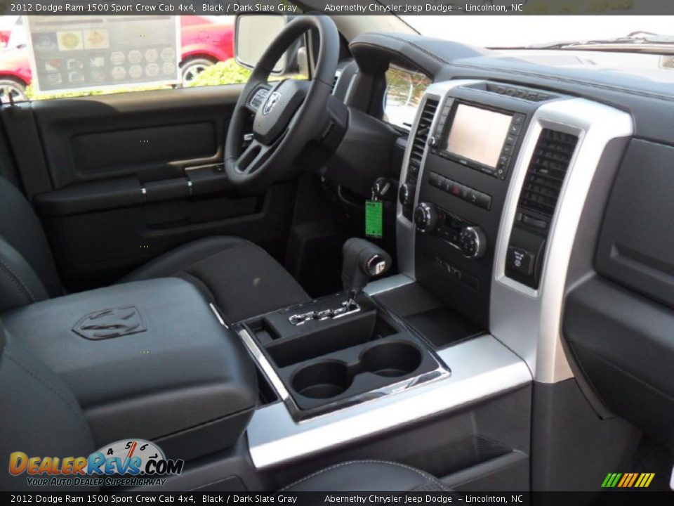 Dark Slate Gray Interior - 2012 Dodge Ram 1500 Sport Crew Cab 4x4 Photo #20