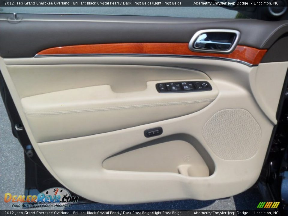 Door Panel of 2012 Jeep Grand Cherokee Overland Photo #8