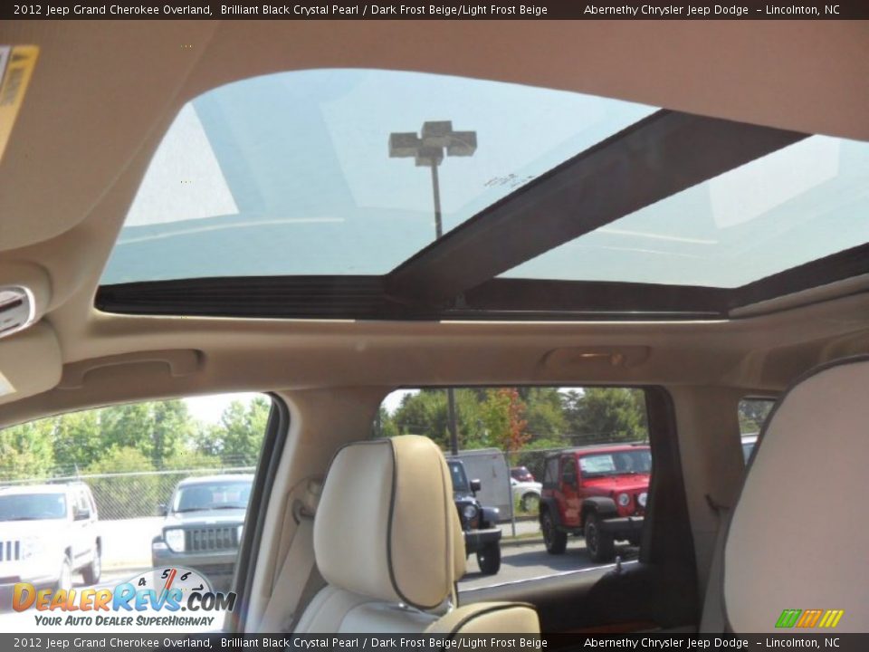 Sunroof of 2012 Jeep Grand Cherokee Overland Photo #11