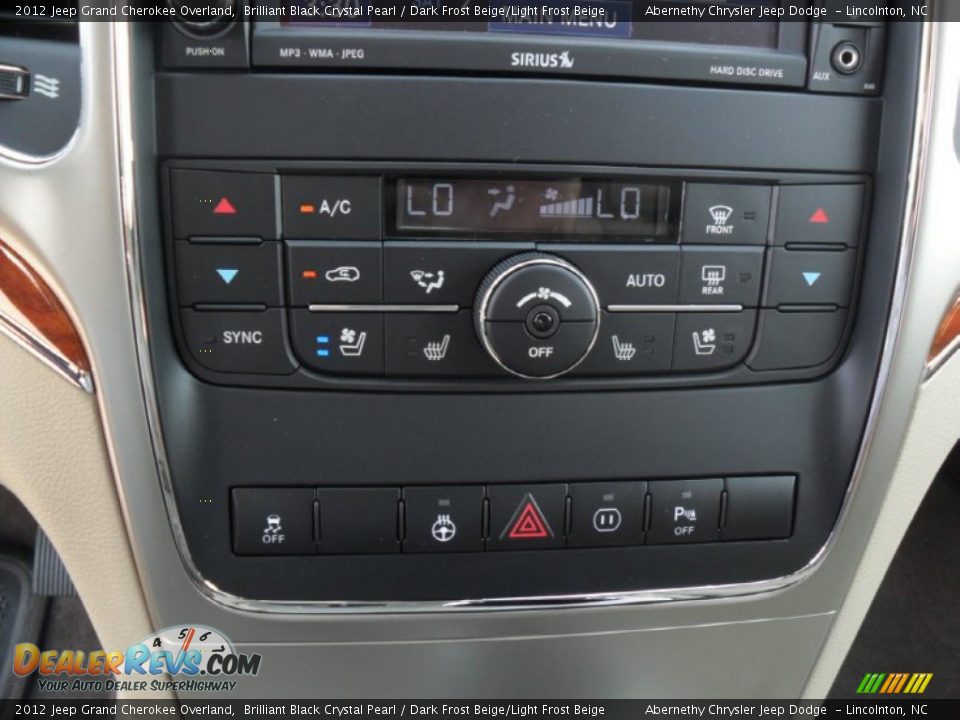 Controls of 2012 Jeep Grand Cherokee Overland Photo #12