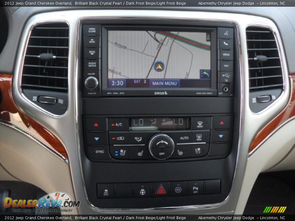 Controls of 2012 Jeep Grand Cherokee Overland Photo #13