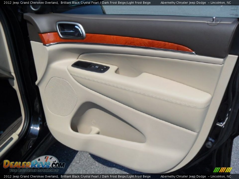 Door Panel of 2012 Jeep Grand Cherokee Overland Photo #24