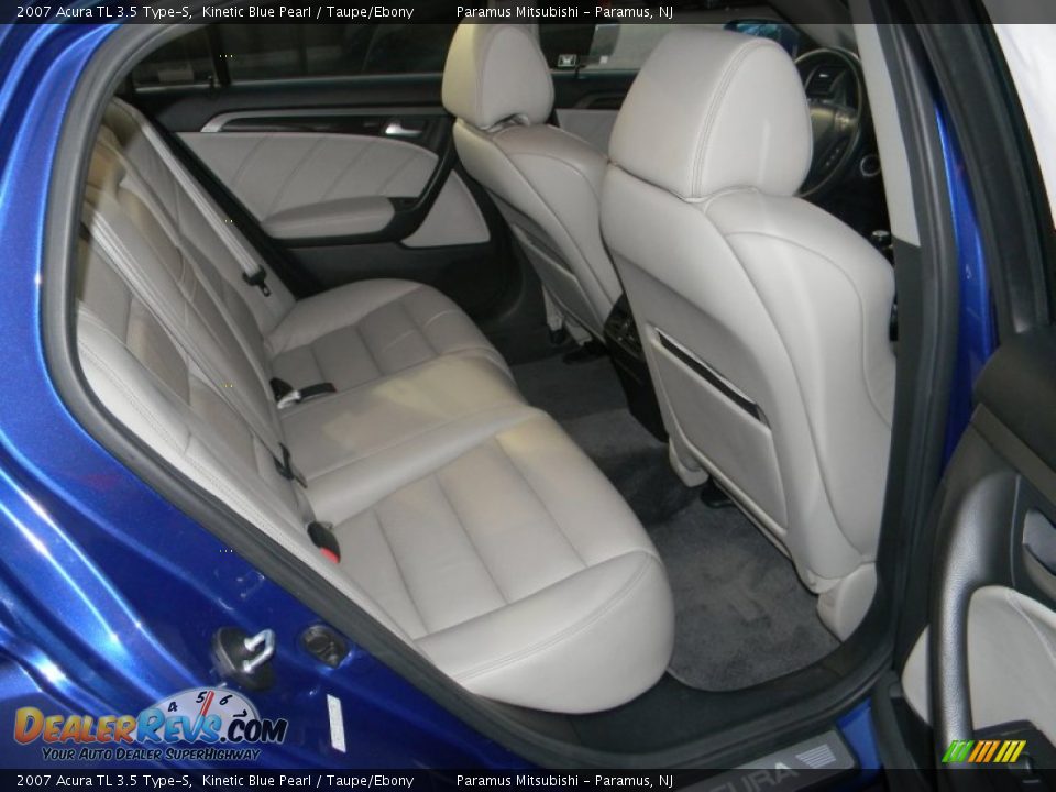 Taupe Ebony Interior 2007 Acura Tl 3 5 Type S Photo 16