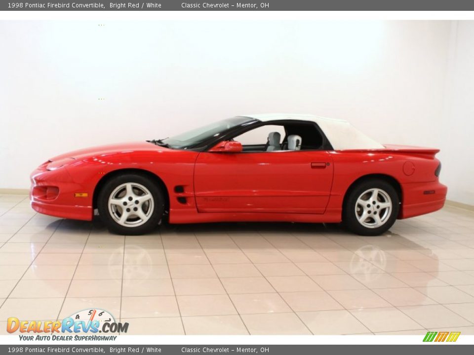 Bright Red 1998 Pontiac Firebird Convertible Photo #6