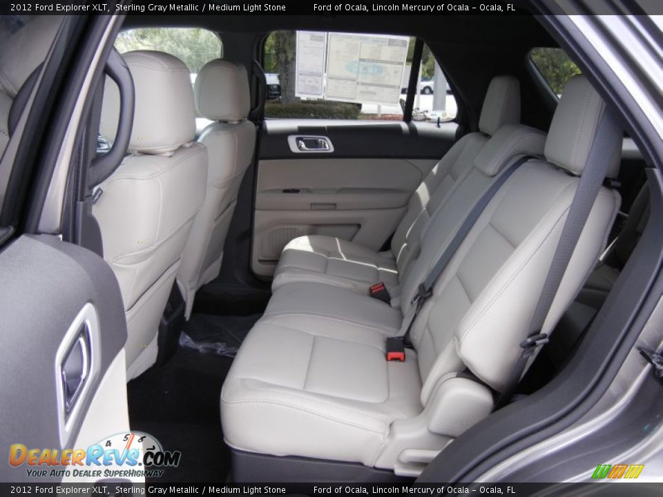 Medium Light Stone Interior 2012 Ford Explorer Xlt Photo