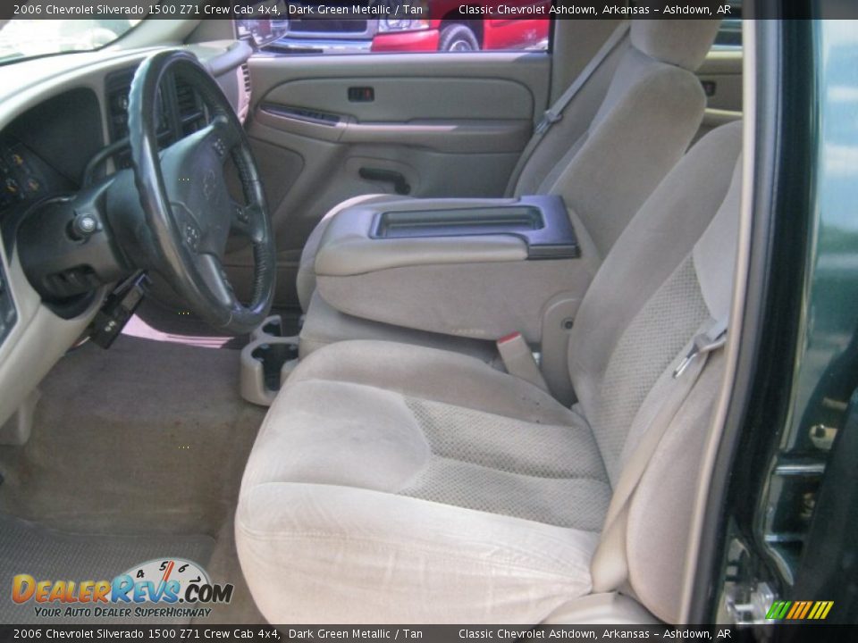 Tan Interior 2006 Chevrolet Silverado 1500 Z71 Crew Cab