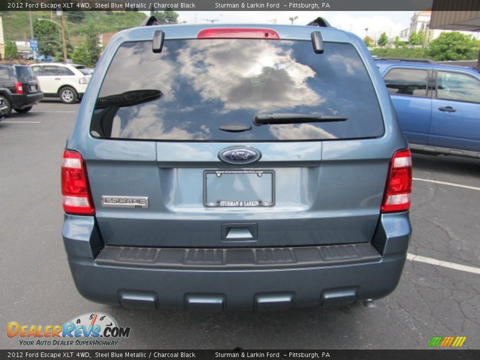 2012 Ford Escape XLT 4WD Steel Blue Metallic / Charcoal Black Photo #3