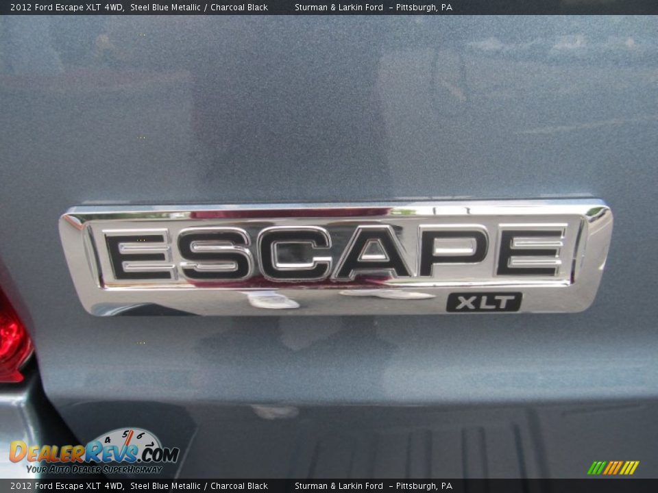 2012 Ford Escape XLT 4WD Steel Blue Metallic / Charcoal Black Photo #4