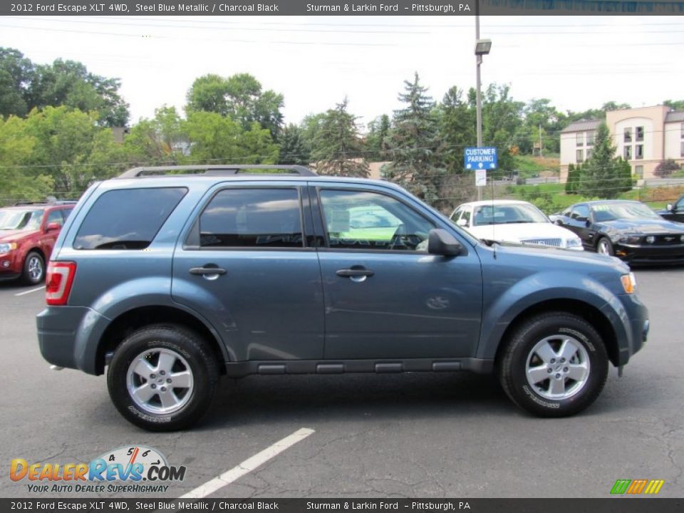 2012 Ford Escape XLT 4WD Steel Blue Metallic / Charcoal Black Photo #5