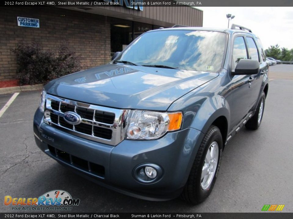 2012 Ford Escape XLT 4WD Steel Blue Metallic / Charcoal Black Photo #6