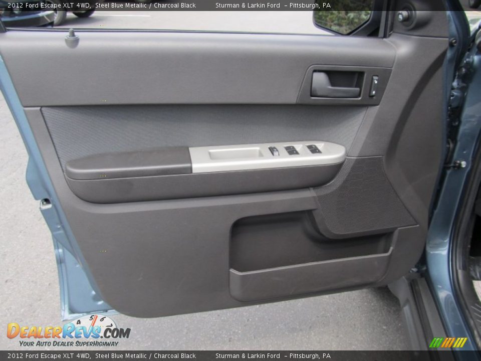 2012 Ford Escape XLT 4WD Steel Blue Metallic / Charcoal Black Photo #7