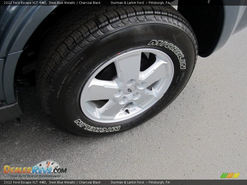 2012 Ford Escape XLT 4WD Steel Blue Metallic / Charcoal Black Photo #10