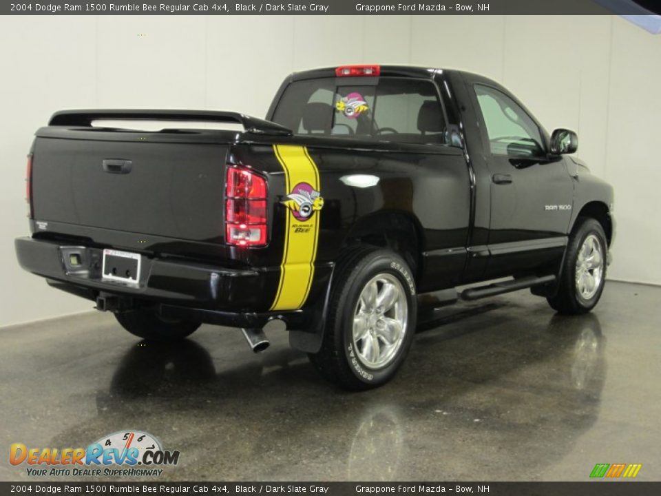 2004 Dodge Ram 1500 Rumble Bee Regular Cab 4x4 Black / Dark Slate Gray Photo #11