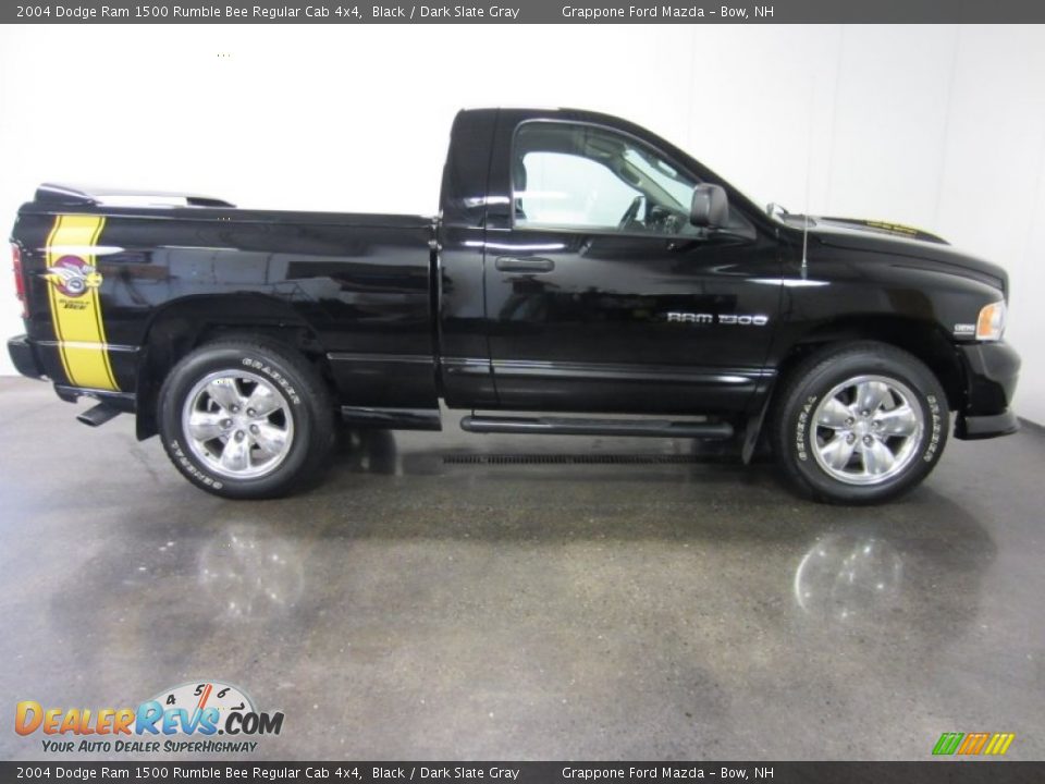 2004 Dodge Ram 1500 Rumble Bee Regular Cab 4x4 Black / Dark Slate Gray Photo #13