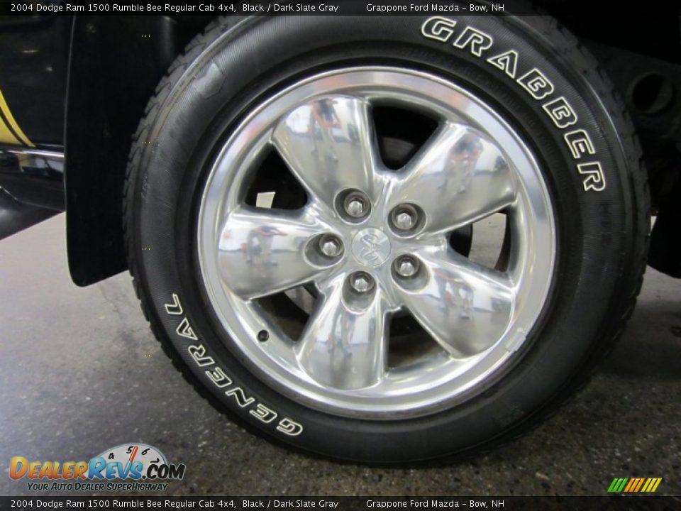 2004 Dodge Ram 1500 Rumble Bee Regular Cab 4x4 Black / Dark Slate Gray Photo #17