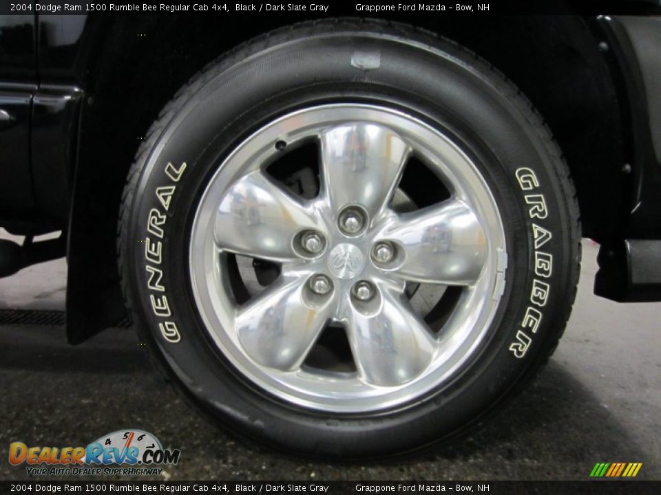 2004 Dodge Ram 1500 Rumble Bee Regular Cab 4x4 Black / Dark Slate Gray Photo #18