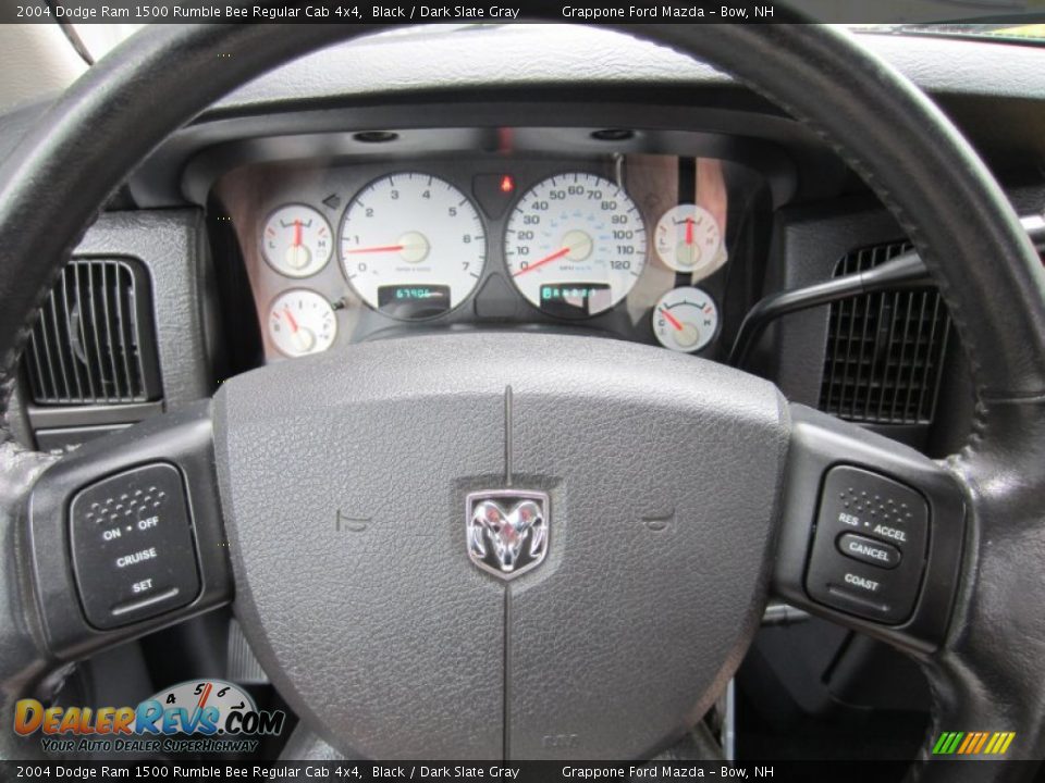 2004 Dodge Ram 1500 Rumble Bee Regular Cab 4x4 Black / Dark Slate Gray Photo #26