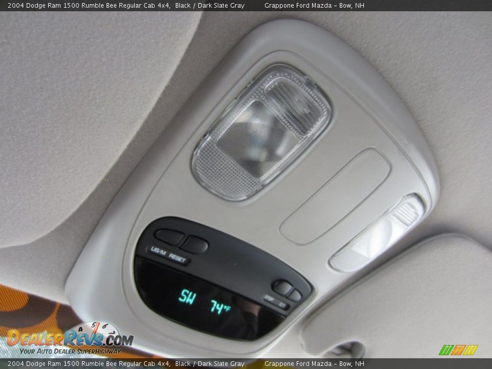 2004 Dodge Ram 1500 Rumble Bee Regular Cab 4x4 Black / Dark Slate Gray Photo #30