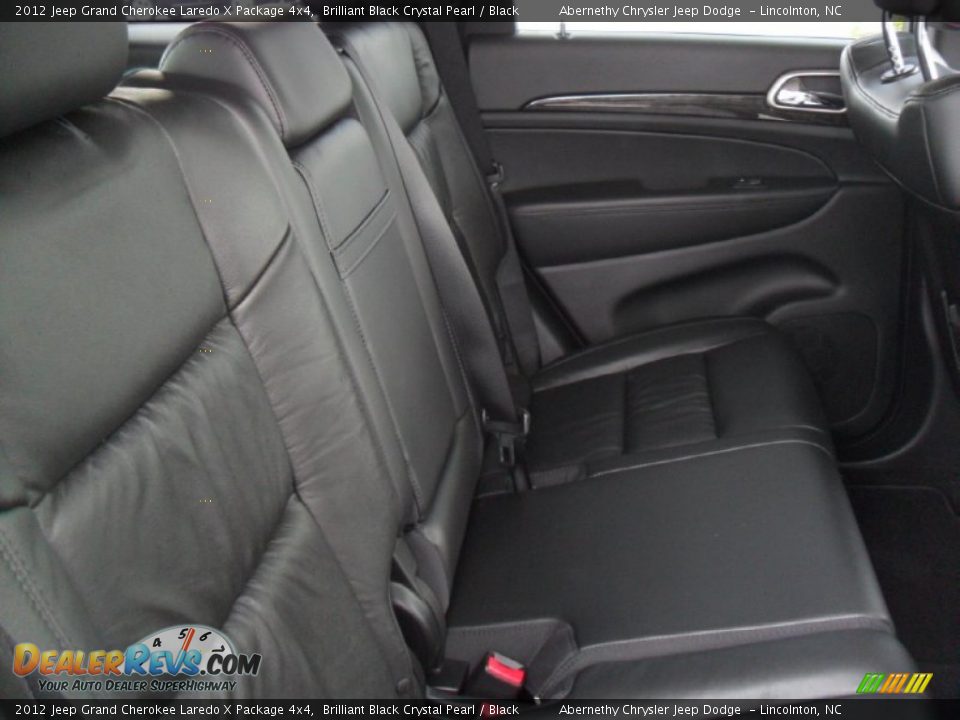 2012 Jeep Grand Cherokee Laredo X Package 4x4 Brilliant Black Crystal Pearl / Black Photo #19