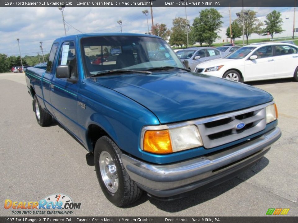 Front 3/4 View of 1997 Ford Ranger XLT Extended Cab Photo #7