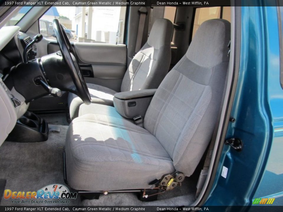 Medium Graphite Interior - 1997 Ford Ranger XLT Extended Cab Photo #13