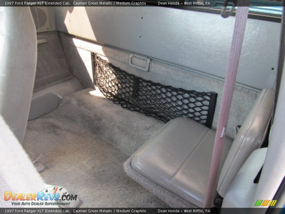 1997 Ford Ranger XLT Extended Cab Cayman Green Metallic / Medium Graphite Photo #14