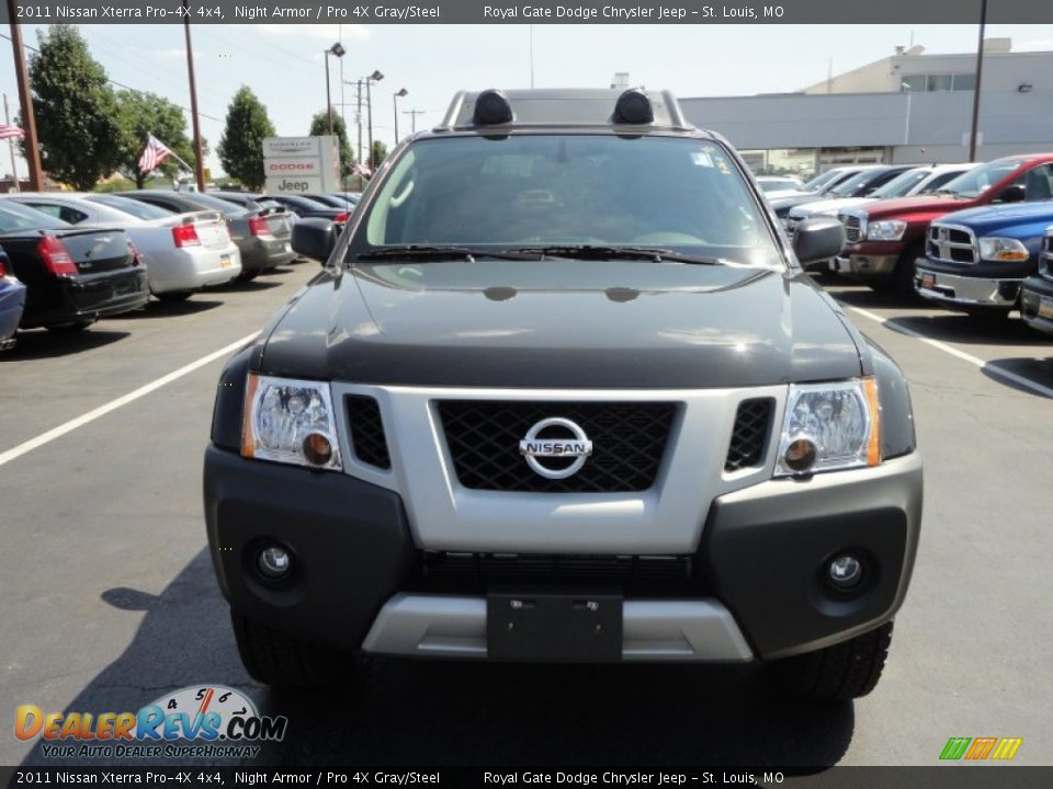 2011 Nissan Xterra Pro-4X 4x4 Night Armor / Pro 4X Gray/Steel Photo #2