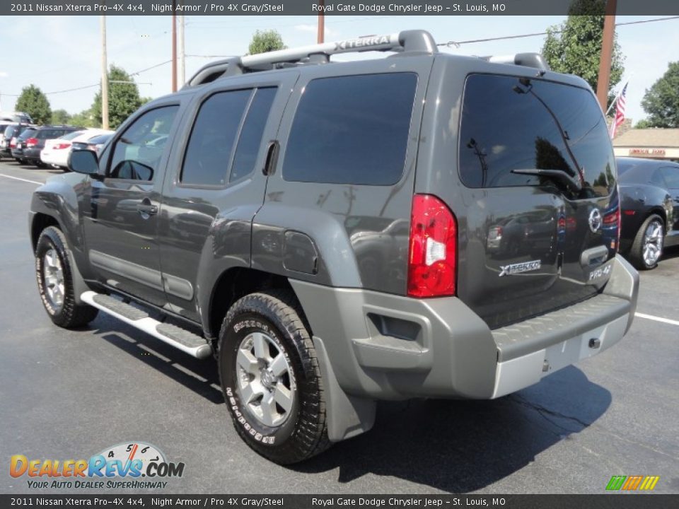 2011 Nissan Xterra Pro-4X 4x4 Night Armor / Pro 4X Gray/Steel Photo #4