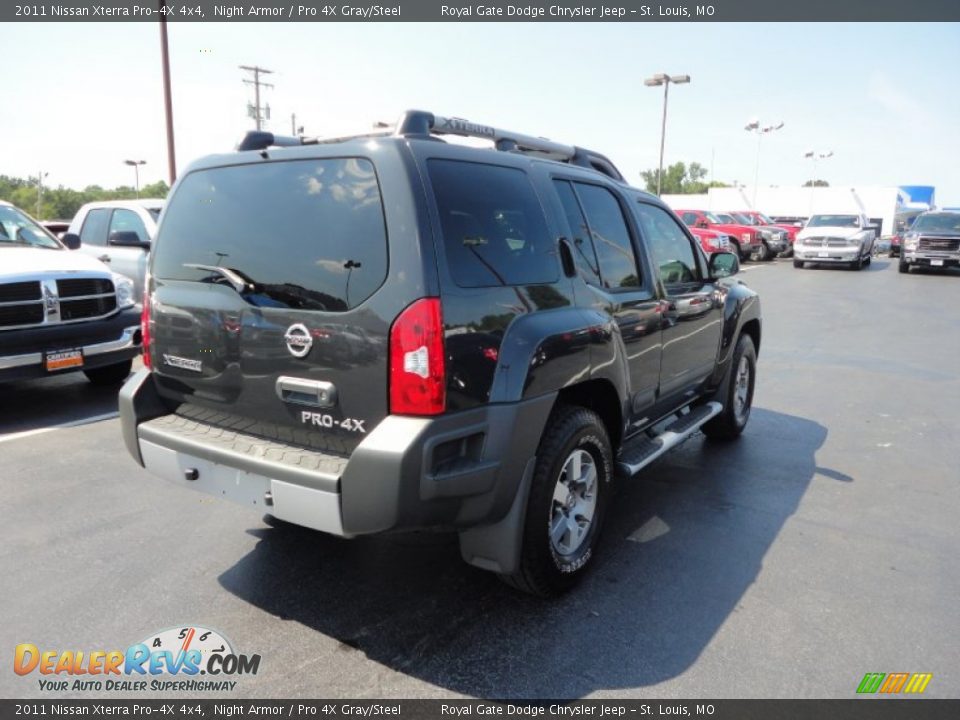 2011 Nissan Xterra Pro-4X 4x4 Night Armor / Pro 4X Gray/Steel Photo #6