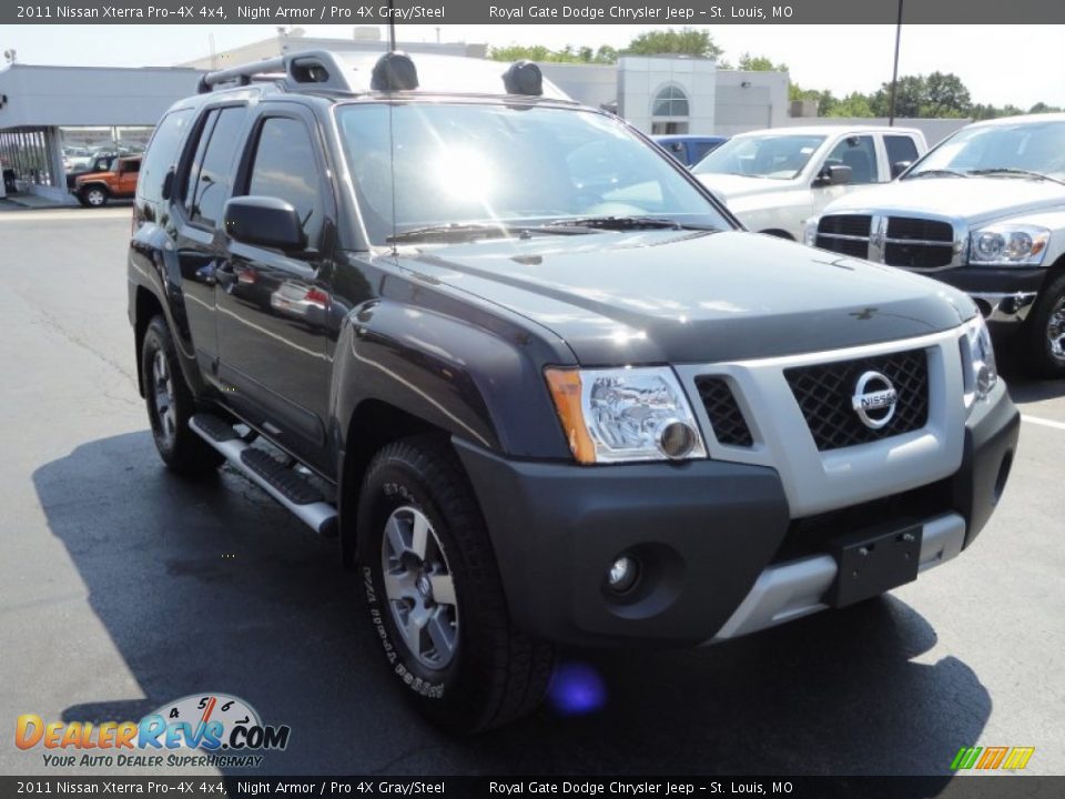 2011 Nissan Xterra Pro-4X 4x4 Night Armor / Pro 4X Gray/Steel Photo #8