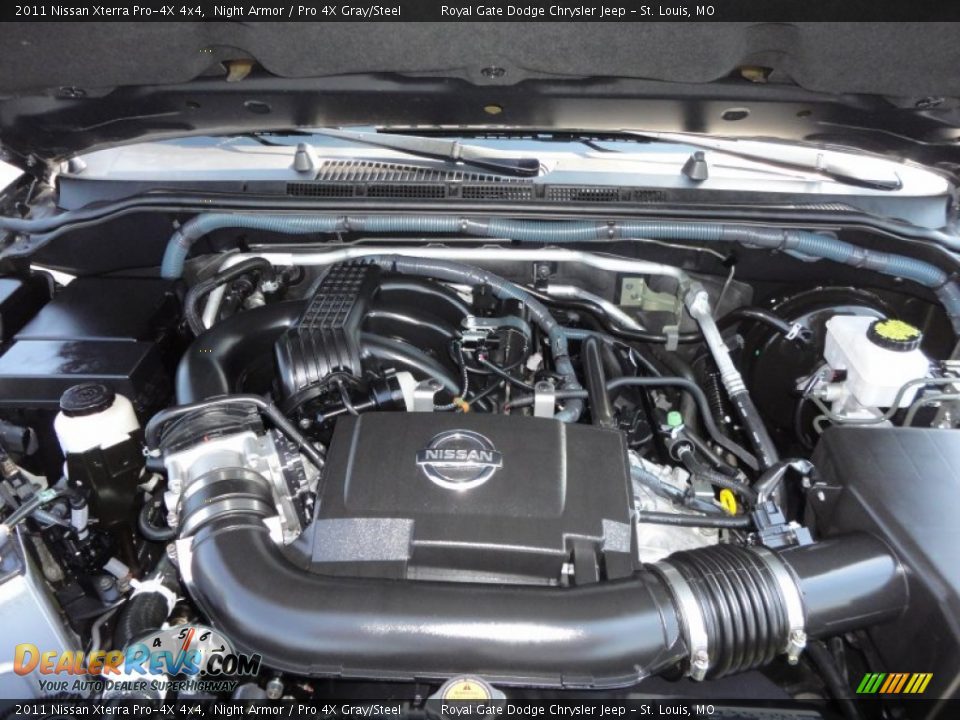 2011 Nissan Xterra Pro-4X 4x4 Night Armor / Pro 4X Gray/Steel Photo #29