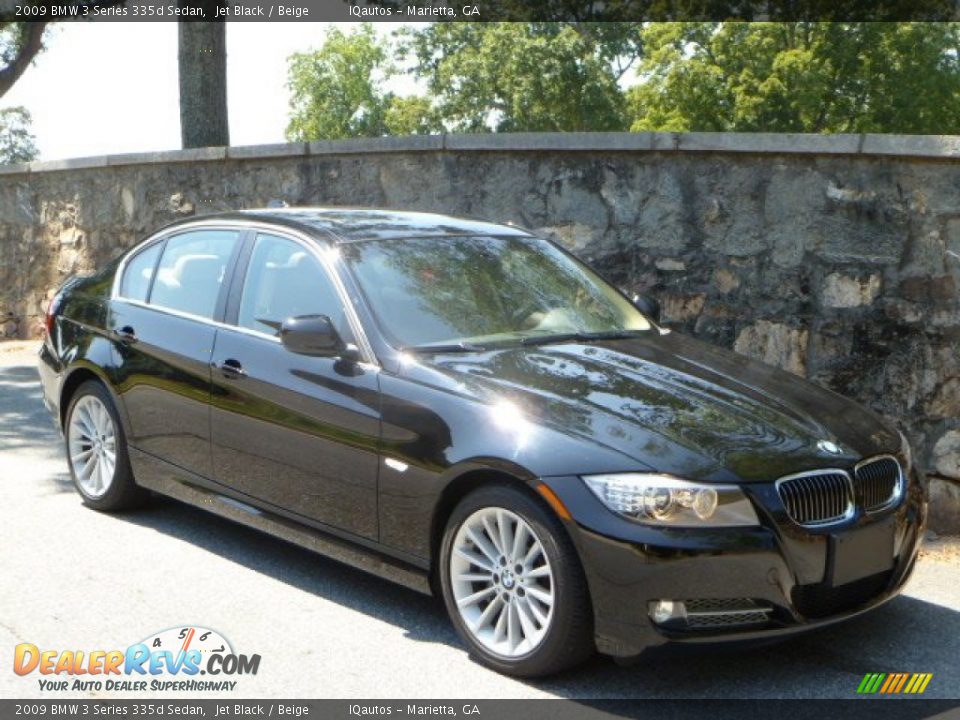Front 3/4 View of 2009 BMW 3 Series 335d Sedan Photo #1
