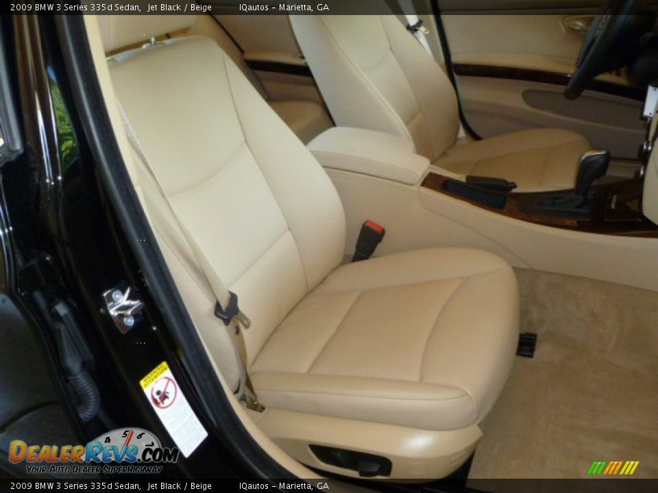 Beige Interior - 2009 BMW 3 Series 335d Sedan Photo #8