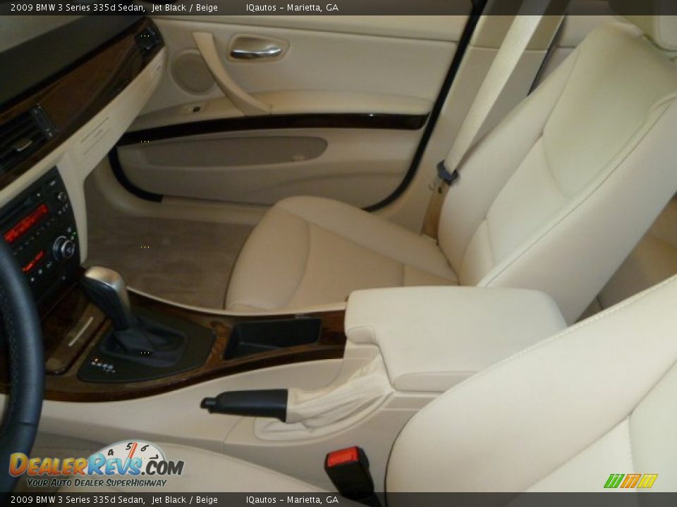 Beige Interior - 2009 BMW 3 Series 335d Sedan Photo #19