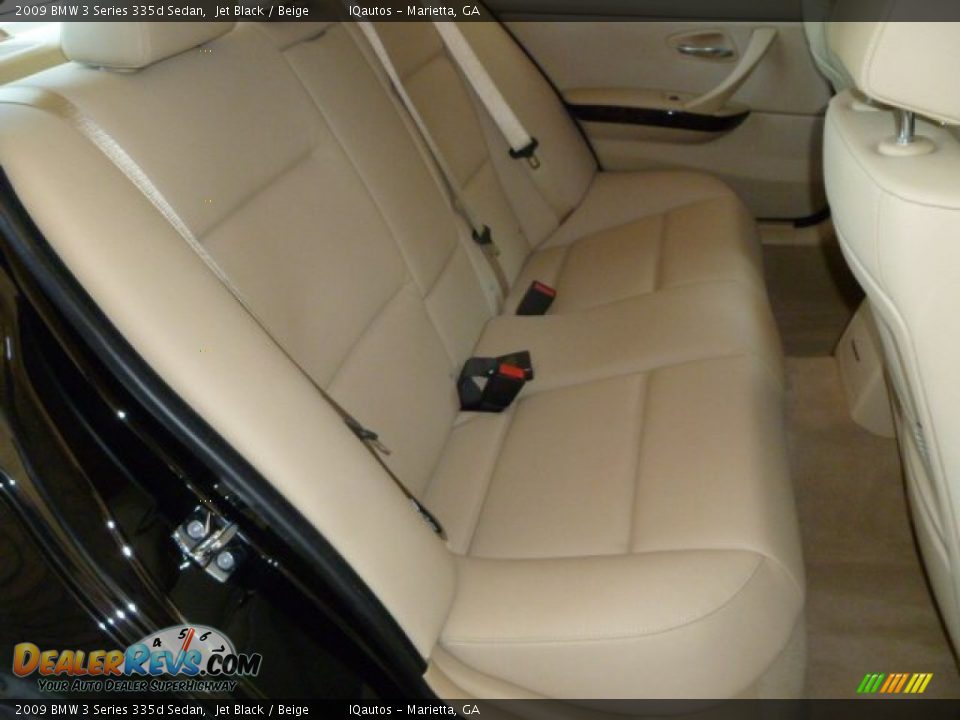 Beige Interior - 2009 BMW 3 Series 335d Sedan Photo #21