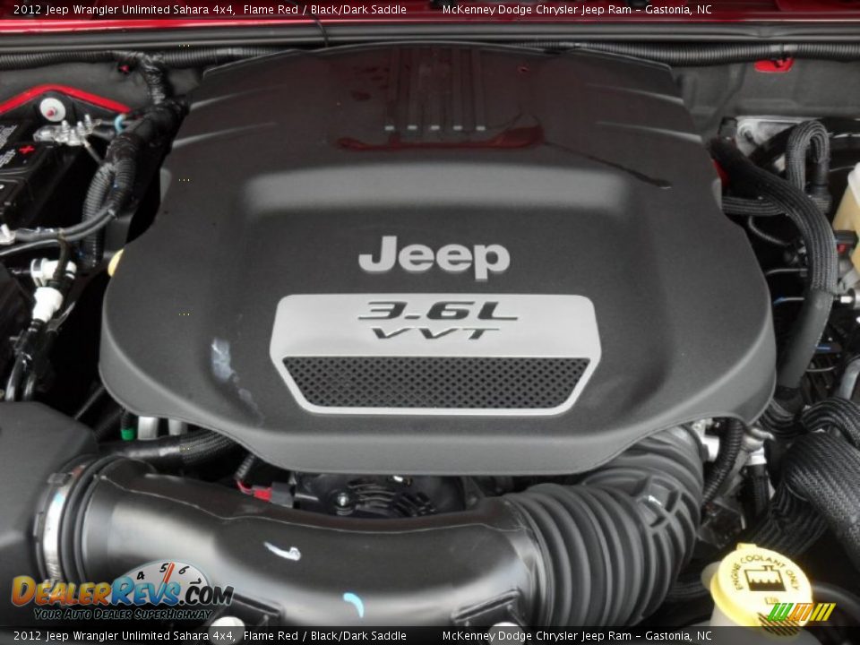 2012 Jeep Wrangler Unlimited Sahara 4x4 3.6 Liter DOHC 24-Valve VVT Pentastar V6 Engine Photo #26